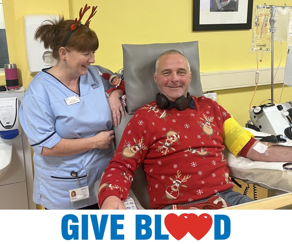 SNBTS-Scottish National Blood Transfusion Service (@givebloodscot) on Twitter photo With two weeks until Christmas, our team and donors are getting into the Christmas spirit. Have you booked your #FestiveDonation yet? Book your appointment by calling 0345 90 90 999 or online at scotblood.co.uk. 
*Christmas jumpers not essential but most welcome 😉♥️ With two weeks until Christmas, our team and donors are getting into the Christmas spirit. Have you booked your #FestiveDonation yet? Book your appointment by calling 0345 90 90 999 or online at scotblood.co.uk. 
*Christmas jumpers not essential but most welcome 😉♥️