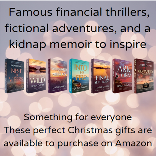 Fabulous characters, pulse-pounding suspense, and stories to enthral and enrapture – offering perfect gifts for everyone.

“If John Grisham were female and British, he might write a twisty thriller such as Nest of Vipers.” Fortune Magazine

#GiftsThatKeepGiving #ChristmasBook