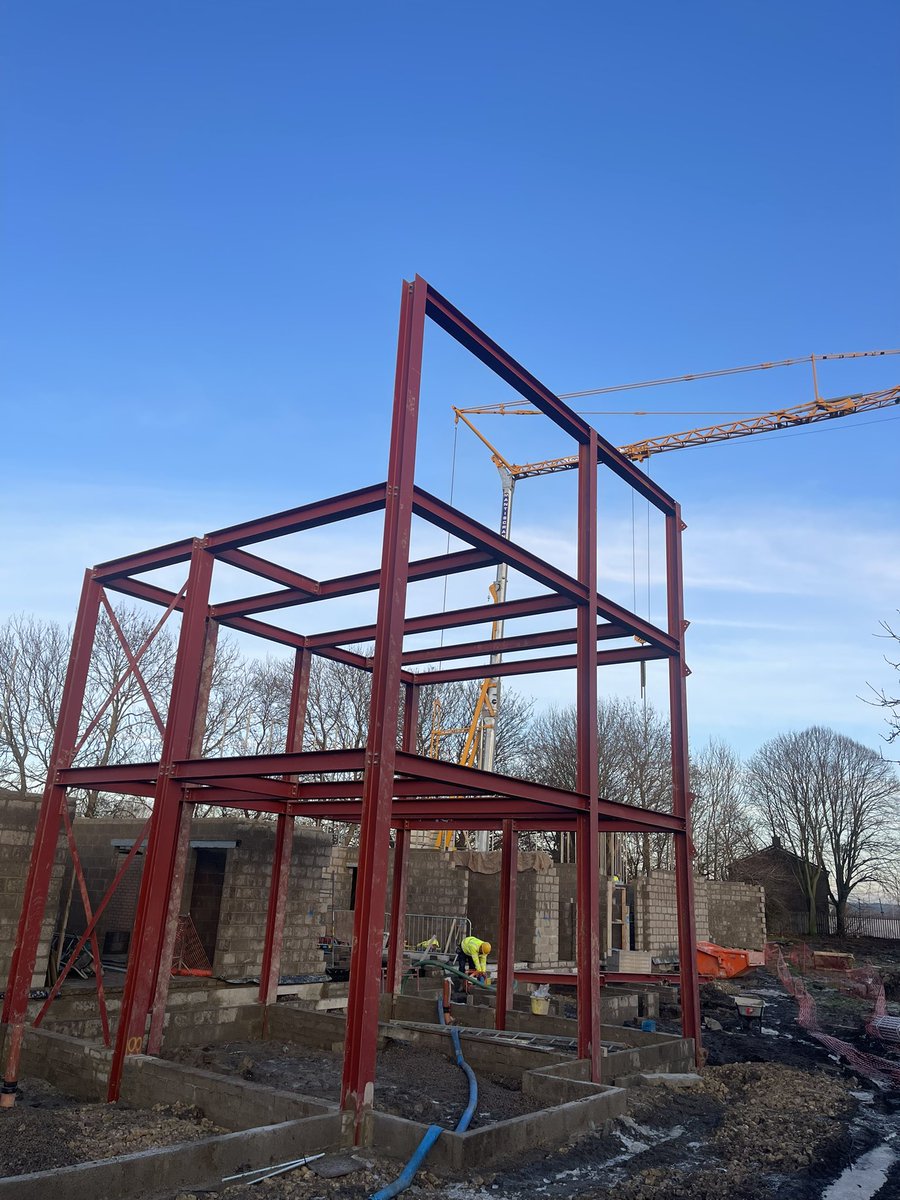 Here’s some photos of our structural steel work being installed at one of our care homes in Bishop Auckland. 

For any structural steel enquires please contact us on 
Tel 📞: 01609772027 
Email 📧: sales@langtonsltd.co.uk
