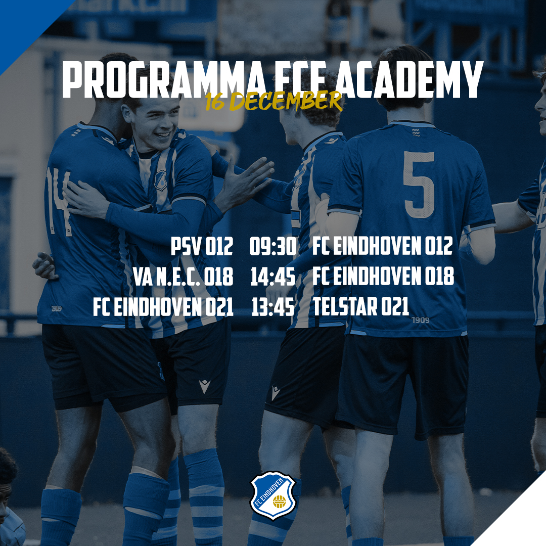 academyFCE's tweet photo. 𝐃𝐞 𝐥𝐚𝐚𝐭𝐬𝐭𝐞!

Dit weekend spelen onze jongens de laatste wedstrijd voor de winterstop. Zet hem op boys! 🔥

#FCEAcademy https://t.co/ypNhwiUSD0