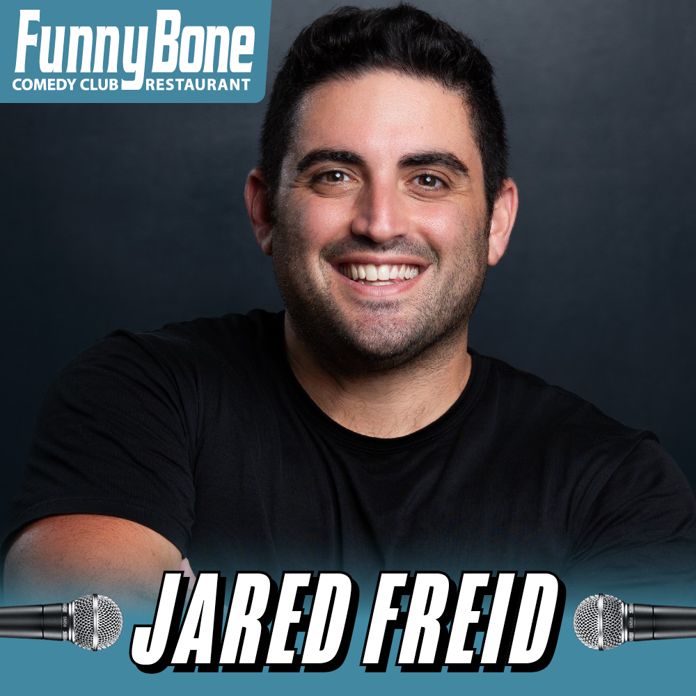 Jared Freid is about to take our stage! 🎙️ December 15 & 16