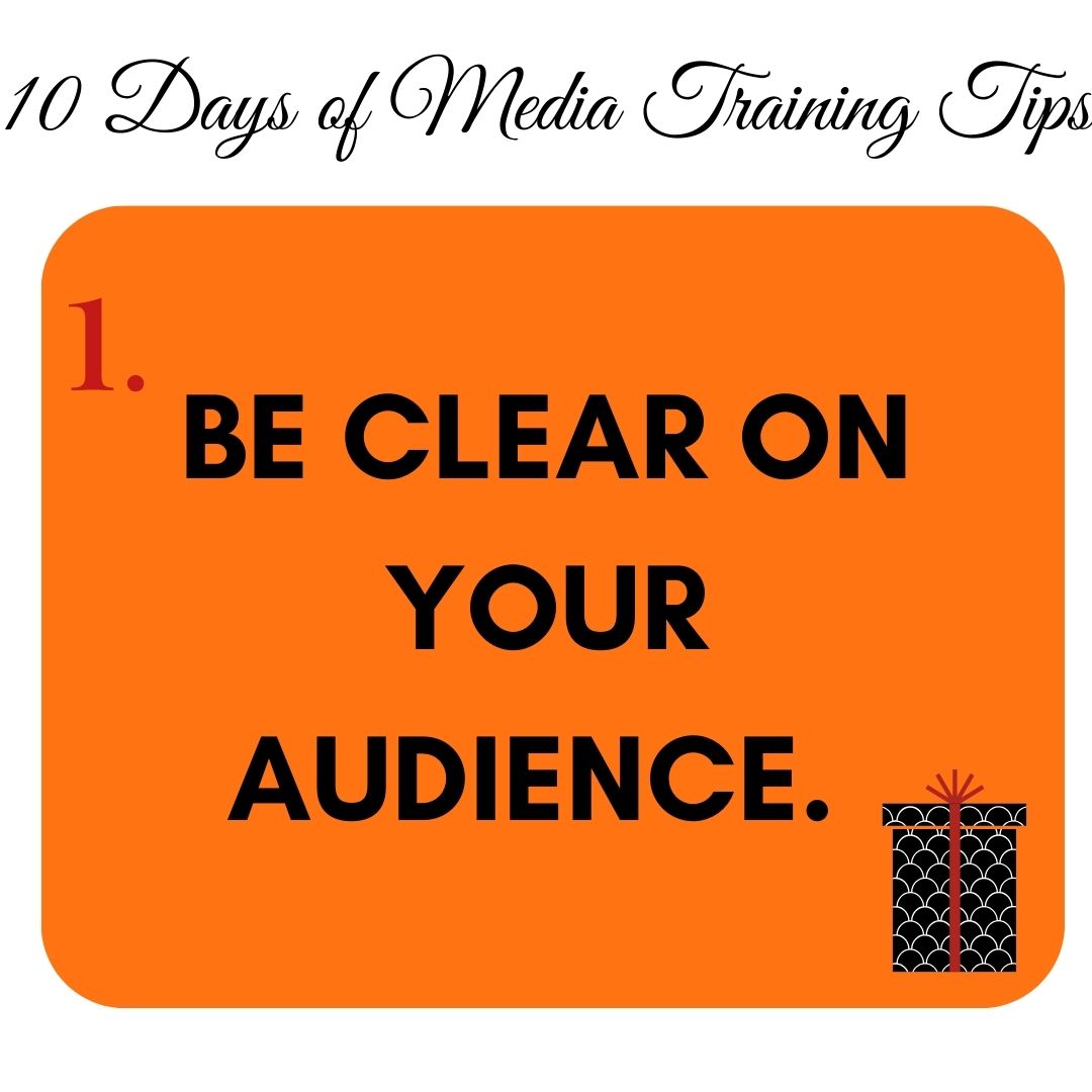 As with any good communication, it’s essential to know who you’re speaking to. Focusing on your audience and thinking about what they want to hear from you, as well as the language that they will understand, is essential.

#daysofchristmas #mediatraining #christmas #journalism