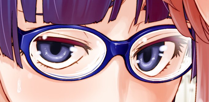 「blue-framed eyewear」 illustration images(Latest｜RT&Fav:50)