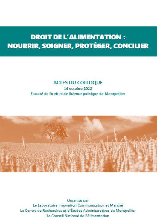LICeM_UM's tweet photo. 📢 Parution de l’ouvrage DROIT DE L’ALIMENTATION : NOURRIR SOIGNER PROTÉGER CONCILIER 
Actes du colloque du 14/10/22 à la @Faculte_DSP_UM  @LICeM_UM @umontpellier @MaloDepince  @CNA_Alim ▶️ https://t.co/uWDt14i87P https://t.co/GTJMMKBGKQ