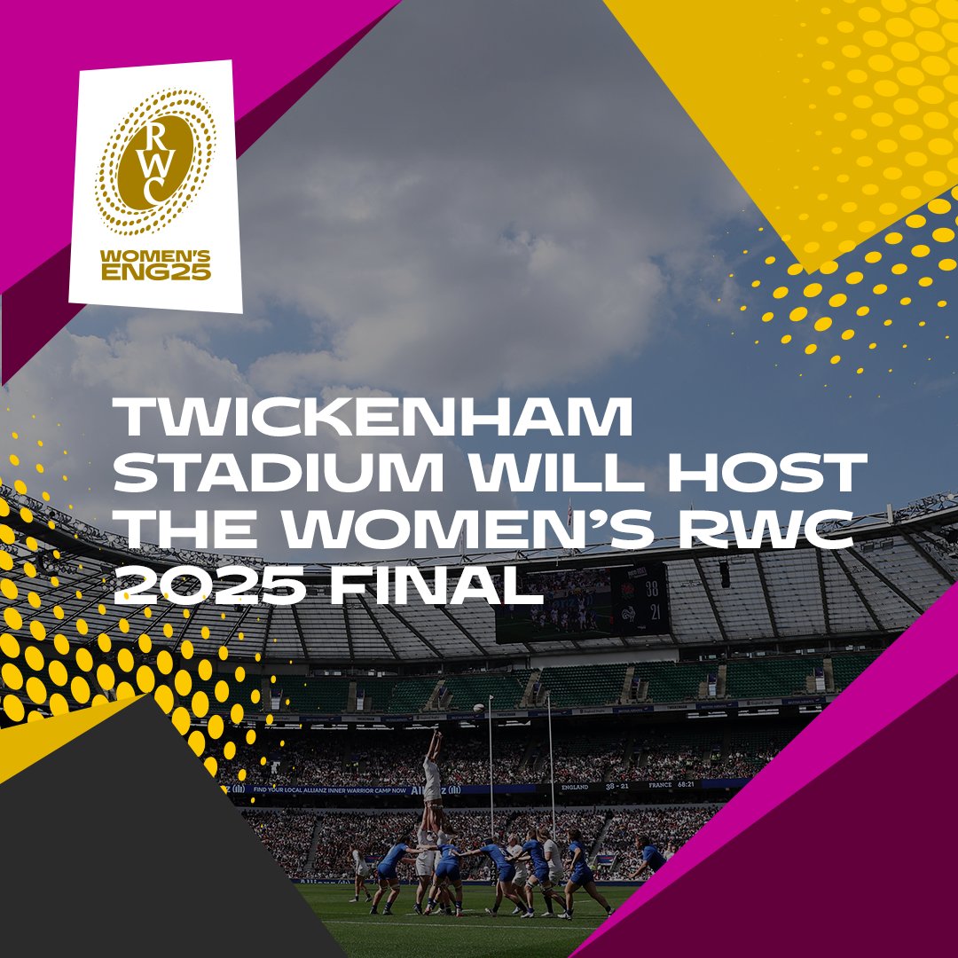 Era-defining 🏉 All roads lead to Twickenham for the #RWC2025 Final