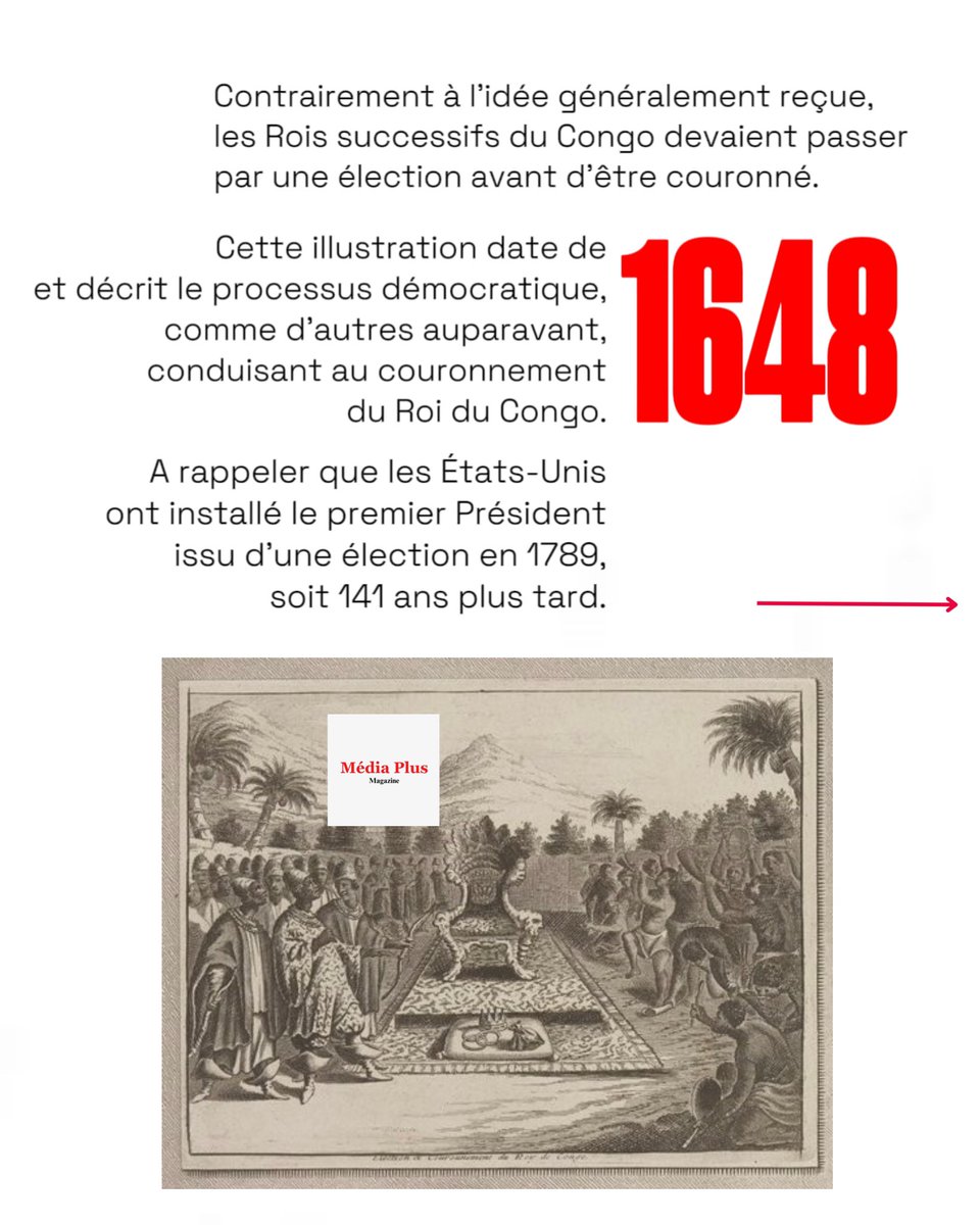 Mediaplusdrc's tweet photo. 🇨🇩HISTOIRE: Les élections furent une tradition du Royaume du Congo depuis des siècles, longtemps avant l’élection du premier Président Américain..

#congo #histoire #Afrique #panafricanisme #RDCongo #education #royaumekongo https://t.co/qULFEGfiSb
