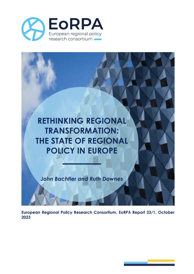 Big changes are underway in the national regional policies of many European countries. Our latest #EoRPA overview charts recent policy reforms in AT, DE, EE & NO and those 'over the horizon' in CH, FI, NL, PL, SE & SI, plus numerous institutional changes. bit.ly/48g6Gkh