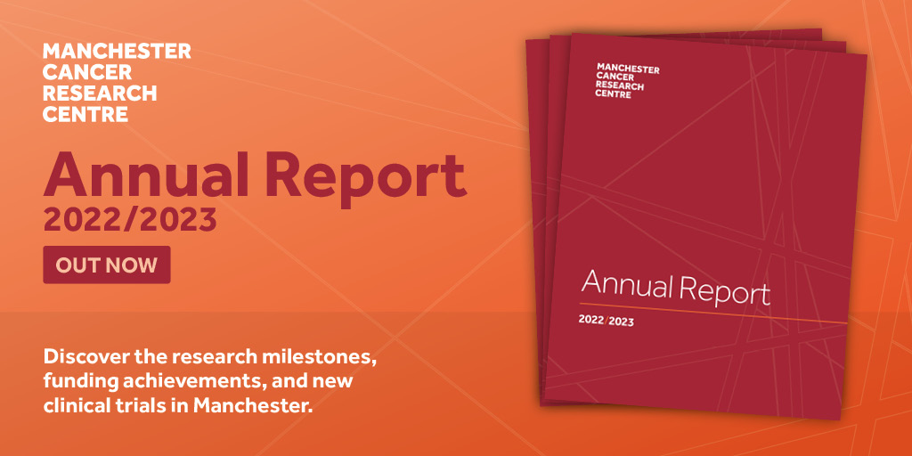 📄 Out now: MCRC Annual Report 2022/2023 Discover more successes in cancer research: 🔬 Funding successes creating centres of excellence 💉 New clinical trials: DETERMINE, RAPID-RT and POBIG 📚 Our education programme training tomorrow's leaders 👉 mcrc.manchester.ac.uk/media/annual-r…