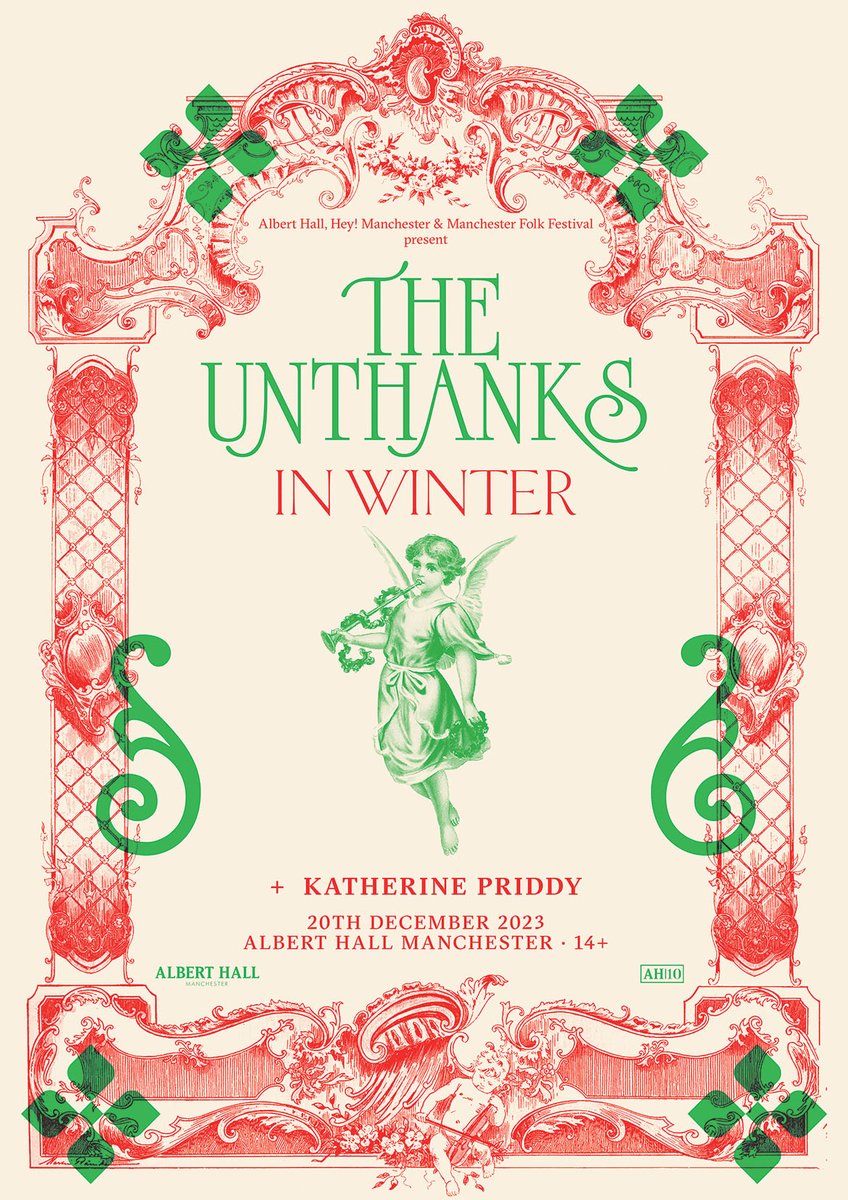 LAST CHANCE: We're down to the final dozen tickets for @TheUnthanks and @KatherinePriddy at @Alberthallmcr a week on Wednesday! Read more - and book right this second: heymanchester.com/the-unthanks-i…