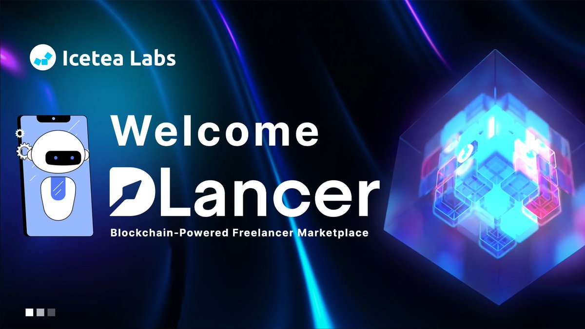 🔷DLancer 🔷Latest incubated project in 2024 by @Icetea_Labs 🔻Web3 Freelance Marketplace powered by Blockchain & AI 🔻Running on @TaskFiProtocol - A Decentralized Work Protocol for better worker experience 🔻DRésumé - On-chain reputation that offers verified proof of work…
