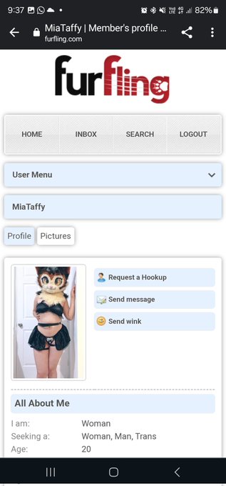 This profile has stolen photos from my wife's profile @MaholynxAD  If you can help to report it I would<a href="/tag/nsfw"class="tags"><span>#nsfw</span></a><a href="/tag/nsfwart"class="tags"><span>#nsfwart</span></a><a href="/tag/furryporn"class="tags"><span>#furryporn</span></a><a href="/tag/ych"class="tags"><span>#ych</span></a><a href="/tag/furrysex"class="tags"><span>#furrysex</span></a>