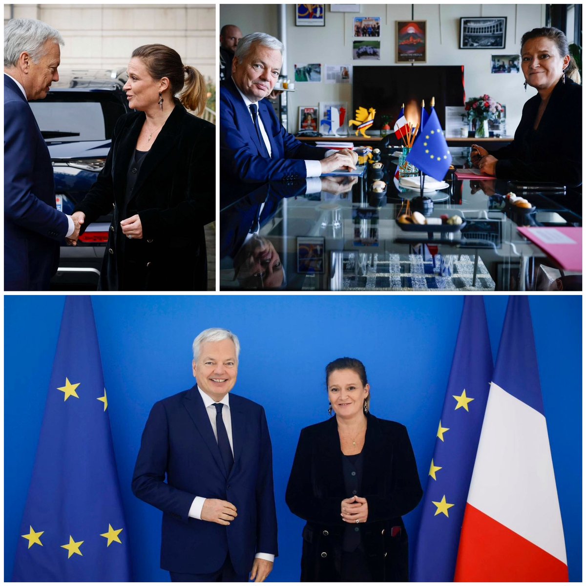 Heureux d’avoir échangé avec @oliviagregoire, Ministre 🇫🇷 des PME et du Commerce, sur la protection des consommateurs à travers le droit à la réparation ou les voyages à forfait, ainsi que sur le devoir de vigilance des entreprises en matière de durabilité.