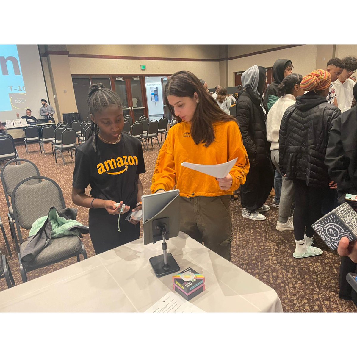 Girls Dream Code (@girlsdreamcode) on Twitter photo We had a blast at the Amazon Urban Youth Hack-a-Thon over the weekend! Lots of BIPOC students came to learn about the different areas within STEM! Thank you <a href="/MnSTEMpartners/">Minnesota STEM Partnership</a> for having us!
#stem #computerscience #bipoc #youth #tech #womenintech #blackwomenintech #girlsintech We had a blast at the Amazon Urban Youth Hack-a-Thon over the weekend! Lots of BIPOC students came to learn about the different areas within STEM! Thank you <a href="/MnSTEMpartners/">Minnesota STEM Partnership</a> for having us!
#stem #computerscience #bipoc #youth #tech #womenintech #blackwomenintech #girlsintech