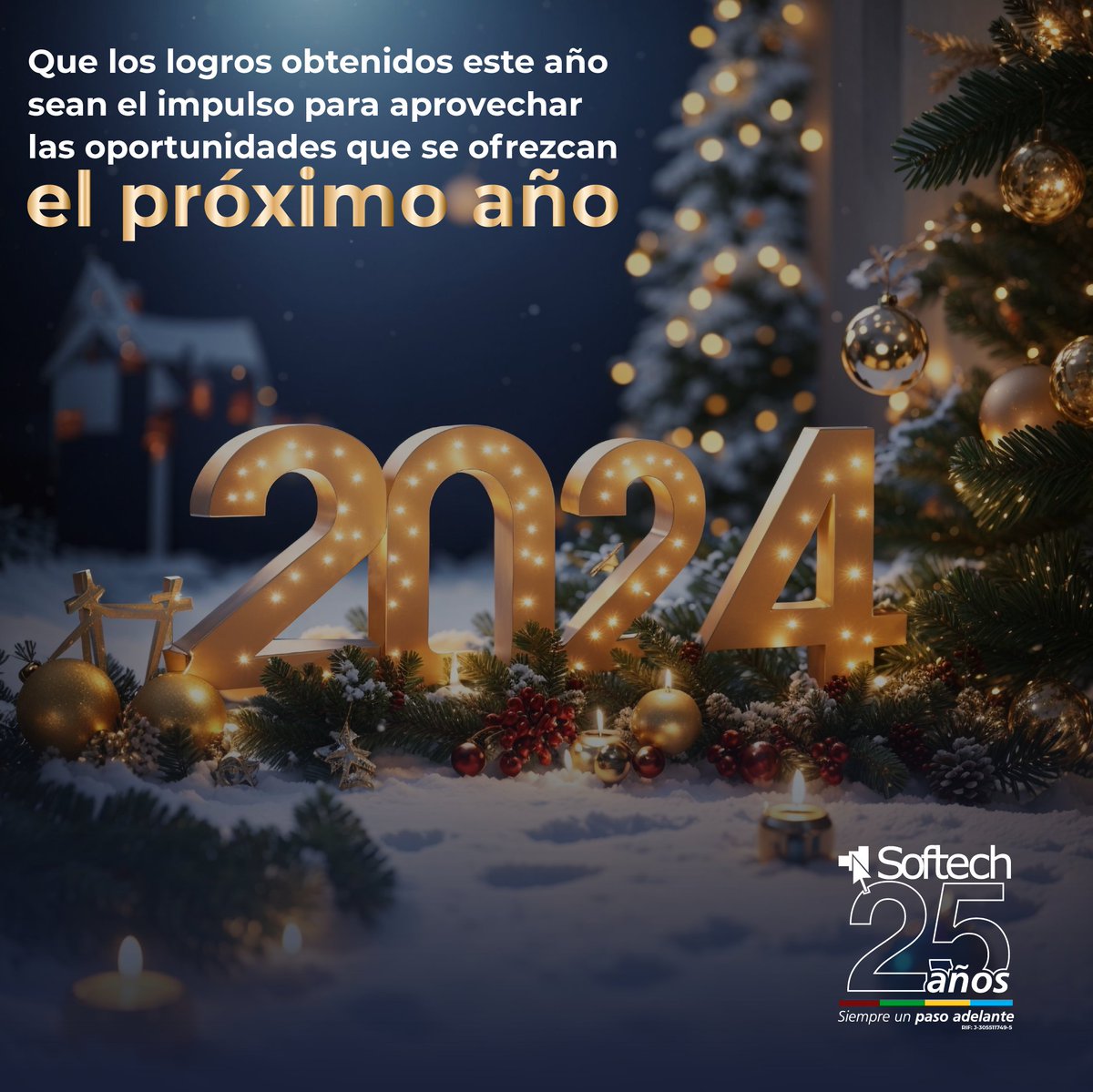 MiProfit's tweet image. Que el 2024 sea el año  en que podamos materializar todos nuestros sueños y  vayamos hacia  la recuperación del país que todos queremos.

¡Feliz Próspero Año Nuevo!🎄🥂

#Felizaño2024 #ProfitPlus2KDoce #SolucionesAdministrativas #Softech #Unión #Familia #AñoNuevo #AñoNuevo2024