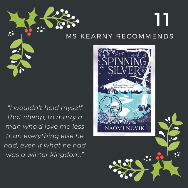 Two weeks until Christmas and we have a wintery novel from Ms Kearny.

#books #library # adventcalendar #NaomiNovik