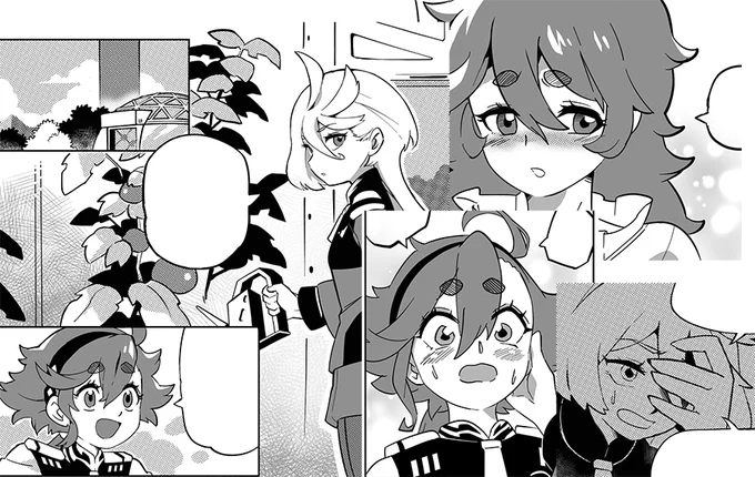 I haven't been drawing B&W comics for so long, it felt kinda surreal.  Anyway I will be selling a Gundam Witch fancomic book (Sulemio centric) with my friends in this year's Comic Fiesta. ^^b