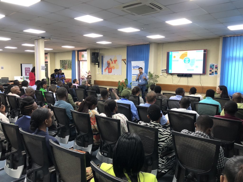 Thrilled to join the Ignite peer-to-peer business session, gaining insights into companies elevating entrepreneurial solutions for resilient food systems in Rwanda. Exciting to spot our investees <a href="/Ishyo/">Yolanda</a> Foods and <a href="/ukc/">ukc</a> actively contributing to the Ignite Food Systems Challenge 2.0
