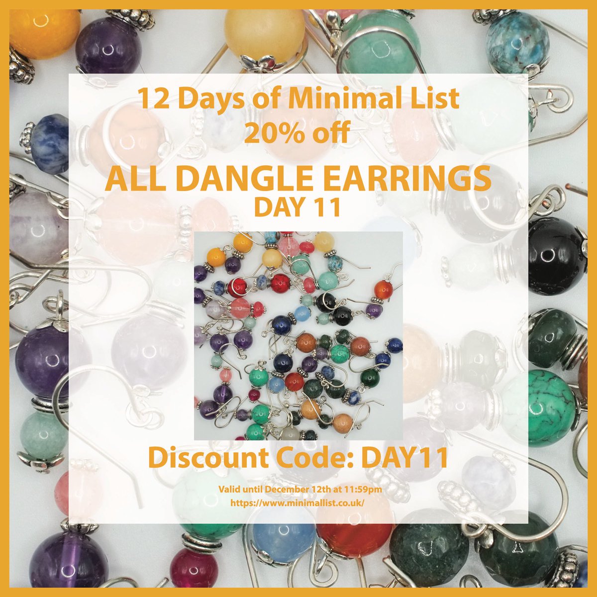 Day 11 of 12 days of Minimal List minimallist.co.uk/earrings/dangl…