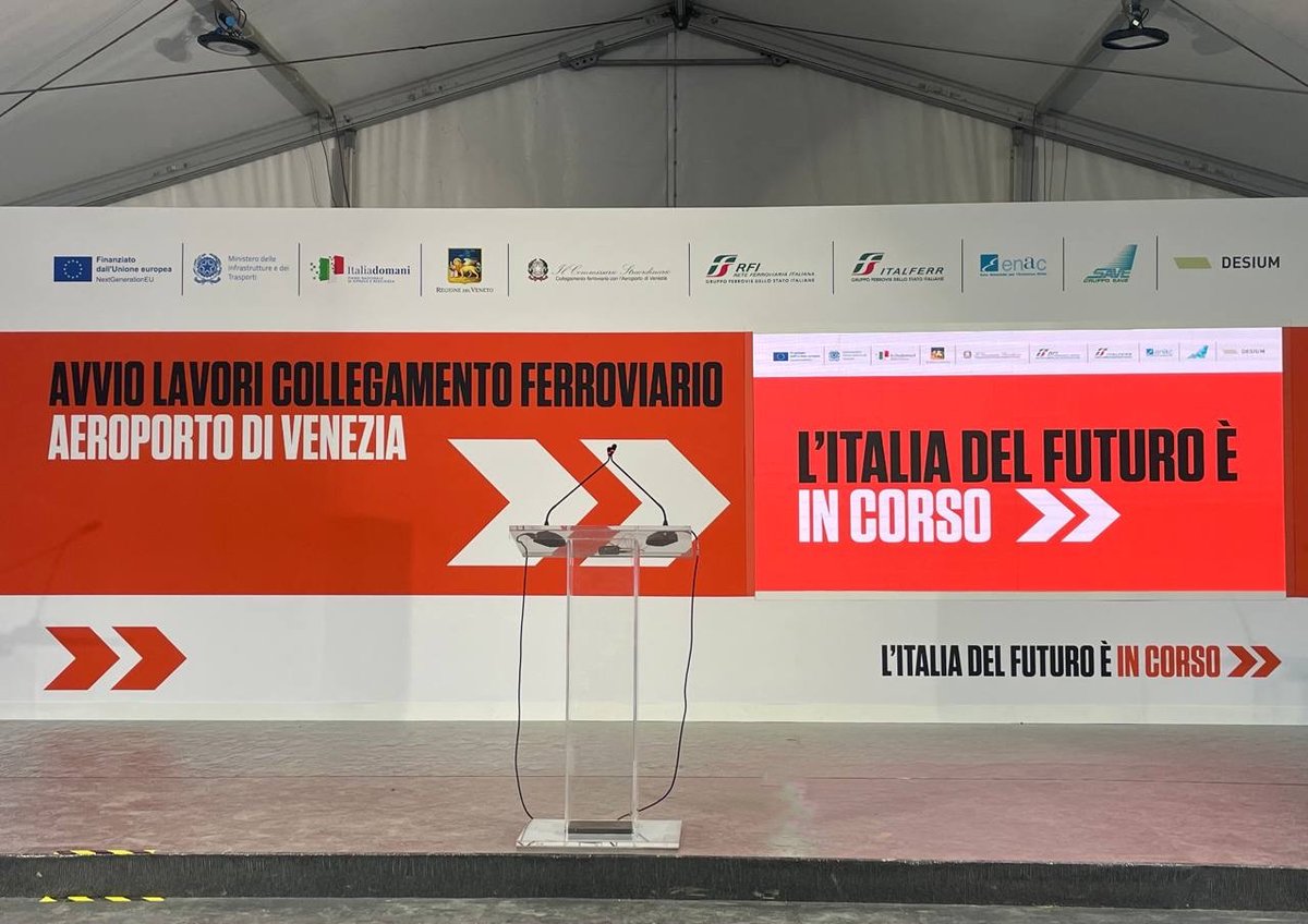 🚧 Entro dicembre 2025 una nuova linea collegherà l’aeroporto di #Venezia alla rete ferroviaria nazionale, potenziando l’intermodalità treno-aereo, anche in vista delle #Olimpiadi invernali di Milano Cortina 2026 👉 tinyurl.com/2u6dc9sb