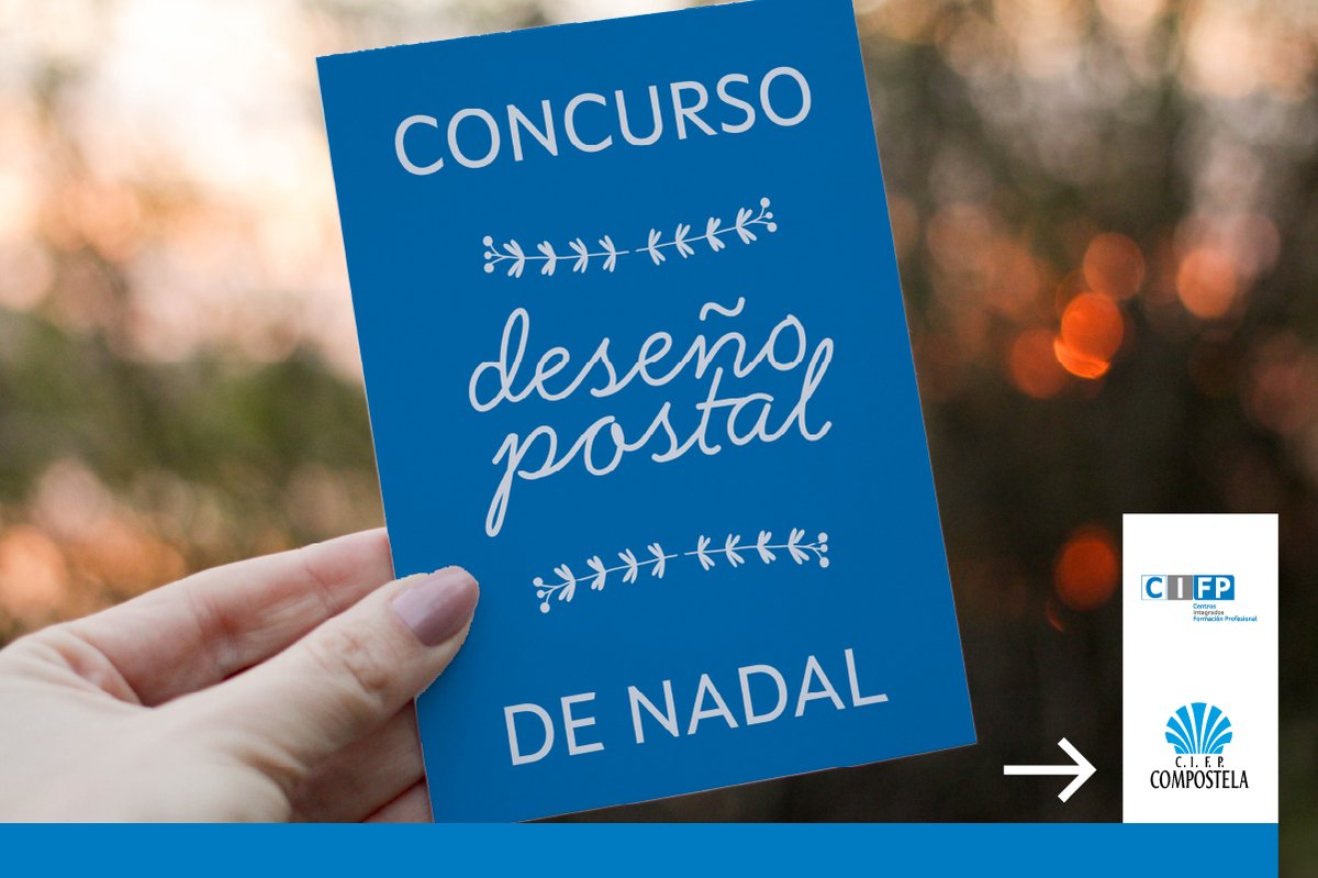CIFPCOMPOSTELA's tweet image. 🎄 Se non tiveches tempo de presentarte ao concurso de deseño de postais de Nadal, estás de sorte. 📅 Acabamos de ampliar o prazo ata o xoves 14 de decembro. Participa!

#CIFPCompostela #formacionprofesional #seguiraprendendo
