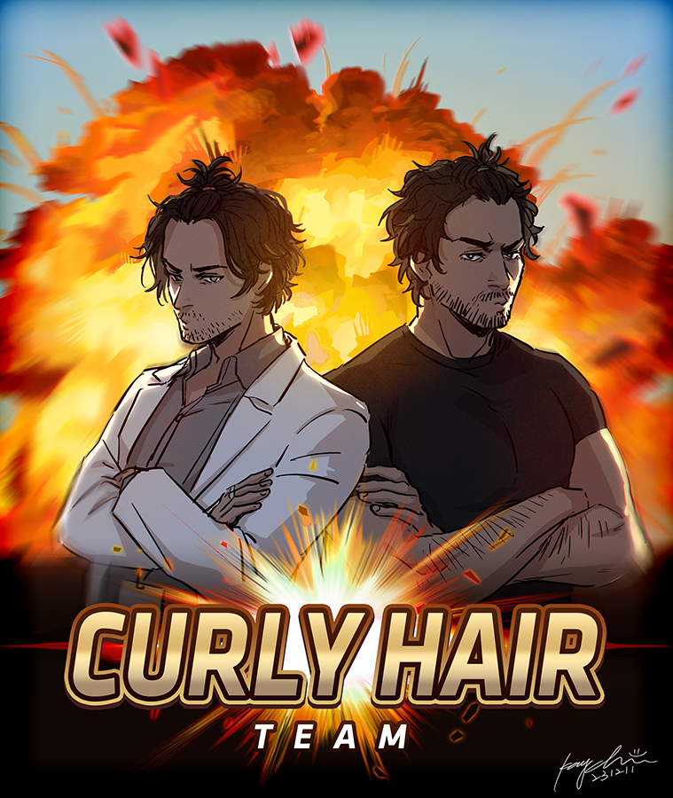 Curly hair team
#LuisSerra #CarlosOliveira