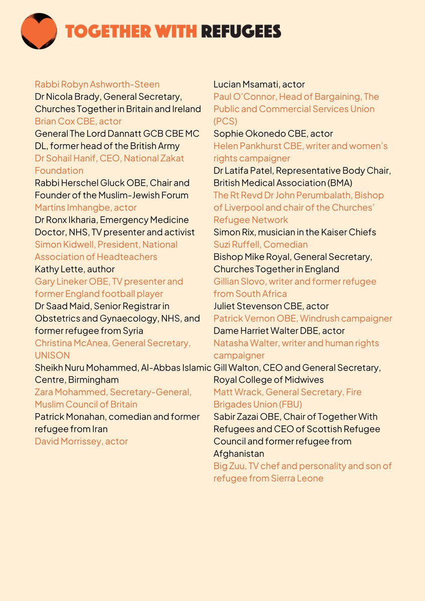 It is time for a fair new plan for refugees. We are proud to be part of @refugeetogether as we launch our campaign calling on political leaders to commit to a plan for refugees that is fair, kind & gets the system working again. Because #FairBeginsHere @JamesCleverly