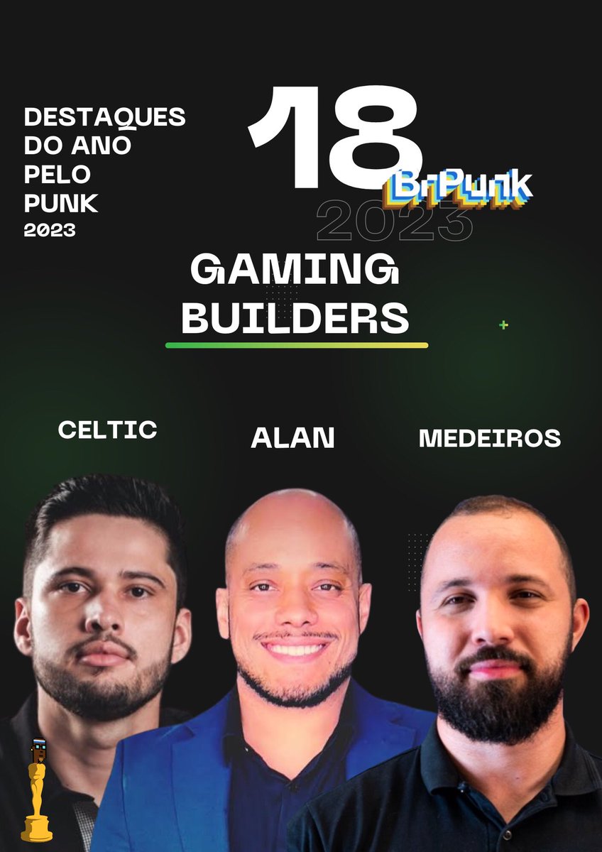Br Punk (@punk7406) on Twitter photo Esses são os meus Destaques de Gaming web3 no Brasil em 2023! 🇧🇷👾
Os jogos tem o potencial de furar a bolha e trazer uma multidão para o mundo onchain.
Esses 3 nomes foram destaques dentro dessa categoria por estarem imersos nesse ecossistema.
• <a href="/dan0x0gonz/">0xDanGonz.eth</a> Esses são os meus Destaques de Gaming web3 no Brasil em 2023! 🇧🇷👾
Os jogos tem o potencial de furar a bolha e trazer uma multidão para o mundo onchain.
Esses 3 nomes foram destaques dentro dessa categoria por estarem imersos nesse ecossistema.
• <a href="/dan0x0gonz/">0xDanGonz.eth</a>