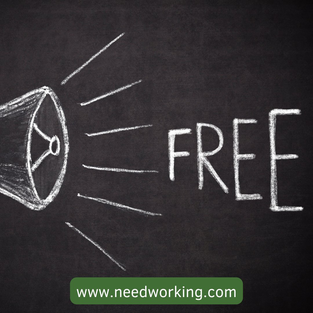 #Needworking Featured Group: FREE! FREE is the place to find and more importantly offer your skills, services, expertise, and, stuff!

Check out this Group and join at needworking.com/group/628441a4…
#networking #connection #network #socialnetwork