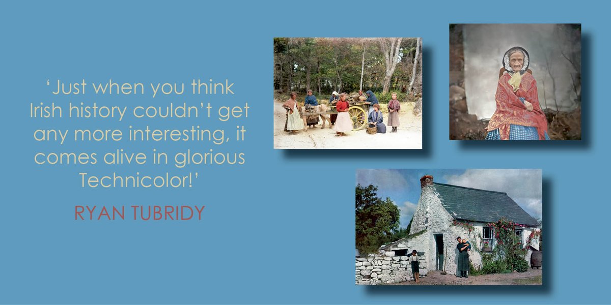 Ryan Tubridy is almost as big a fan of Old Ireland in Colour 3 as we are! @irelandincolour Clockwise from left: 1890s, Waterford | Photographer: William Cripps Ledger 1863, Offaly | Photographer: Poole Studio 1926, Co. Cork | Photographer: Clifton Royal Adams