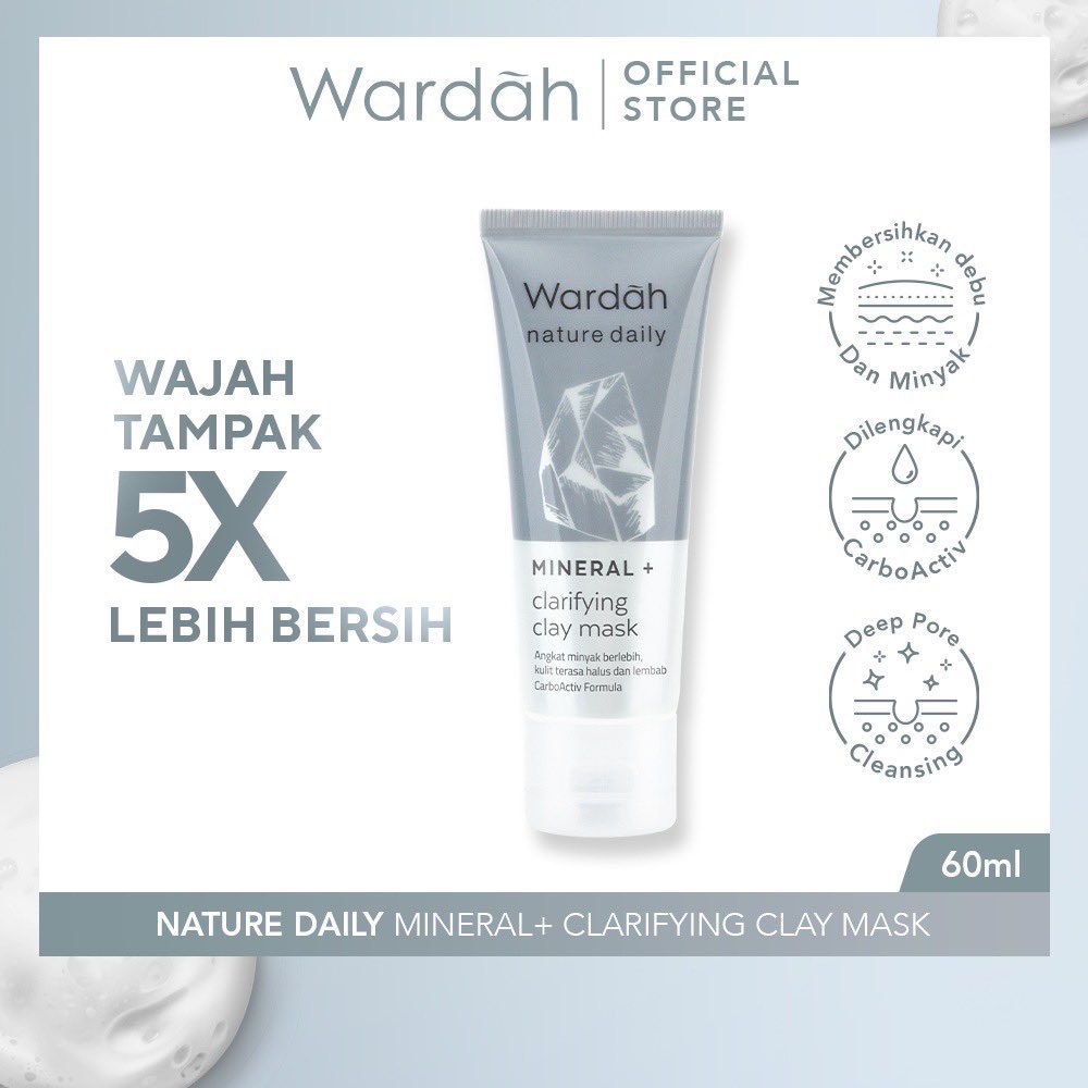 12. Wardah Nature Daily Clarifying Clay Mask Link shopee 🔗 shope.ee/9zXnuf1vin