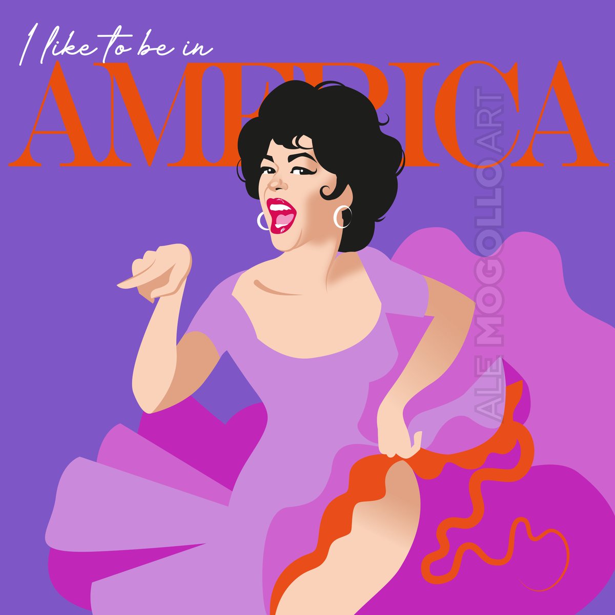 Happy 92 birthday to living legend, academy award winner Rita Moreno, unforgettable as Anita in the original West Side Story.
#ritamoreno #anita #puertorico #america #westsidestory #alejandromogolloart