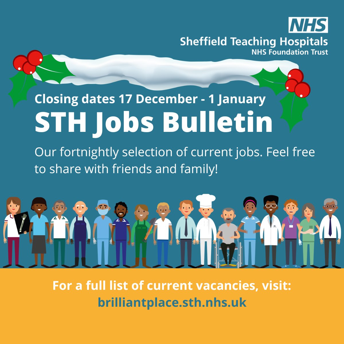 Pre-Christmas job hunt? Look no further👇 brilliantplace.sth.nhs.uk/pdf/STH%20Jobs…