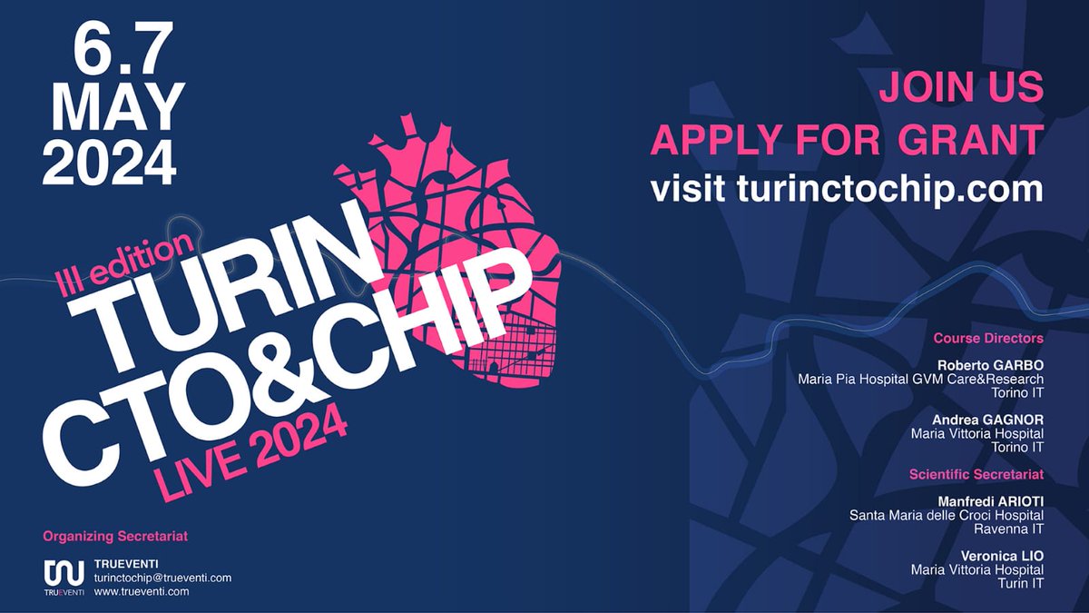 TurinCTO&CHIP (@turincto_chip) on Twitter photo 🚨Application for grant is open🚨
🔒Book your place for the 3rd edition of the Turin CTO&CHIP course on the 6th and 7 th of May.
⏱️Don’t lose time, places are limited, apply now at turinctochip.com/apply-for-gran…
<a href="/RobertoGarbo1/">Roberto Garbo</a> <a href="/GagnorAndrea/">Andrea Gagnor</a> <a href="/AriotiManfredi/">Manfredi Arioti</a> <a href="/veronica_lio/">Veronica Lio</a> 🚨Application for grant is open🚨
🔒Book your place for the 3rd edition of the Turin CTO&CHIP course on the 6th and 7 th of May.
⏱️Don’t lose time, places are limited, apply now at turinctochip.com/apply-for-gran…
<a href="/RobertoGarbo1/">Roberto Garbo</a> <a href="/GagnorAndrea/">Andrea Gagnor</a> <a href="/AriotiManfredi/">Manfredi Arioti</a> <a href="/veronica_lio/">Veronica Lio</a>