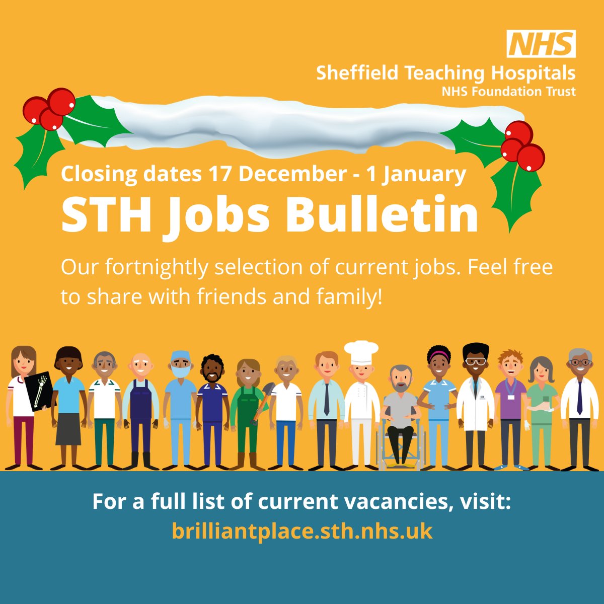 We still have plenty of roles open in our latest Jobs Bulletin 👇 brilliantplace.sth.nhs.uk/pdf/STH%20Jobs…