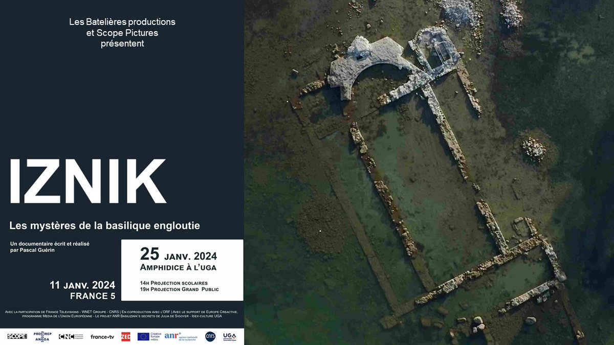 #Documentaire 🎥 Venez assister à la diffusion du nouveau documentaire réalisé par Les Batelières productions et Scope pictures, en lien avec le projet BASILIZNIK-SECRETS, qui sera diffusé le 11 janvier à l'Amphidice de l'@UGrenobleAlpes. Site du projet ▶️ basiliznik-secrets.osug.fr