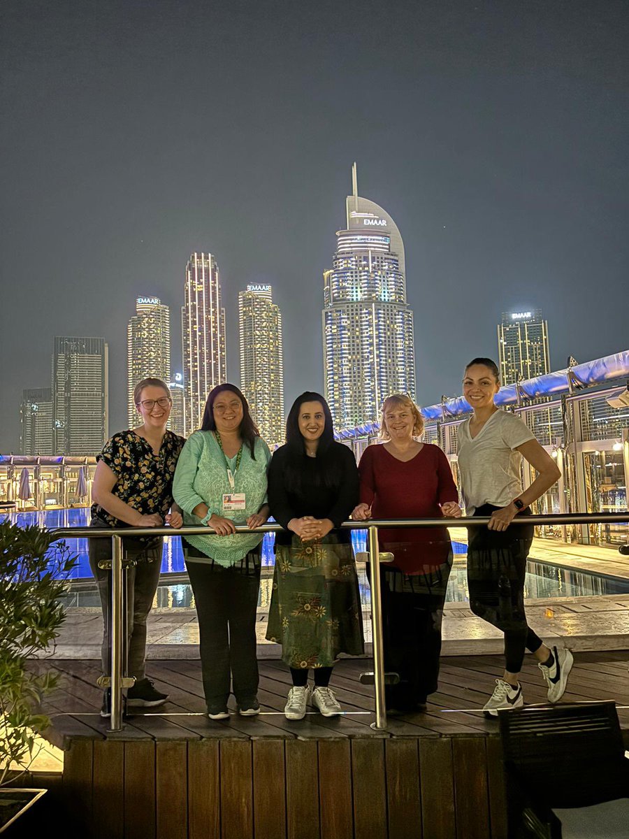 Reuniting with IPCC AR6 WGII colleagues in Dubai for @COP28_UAE These women are kind, fierce and brilliant. #climatewomen @adelle_SIDS @Sherilee_H @DebbieLeyL @ChallengeKanza