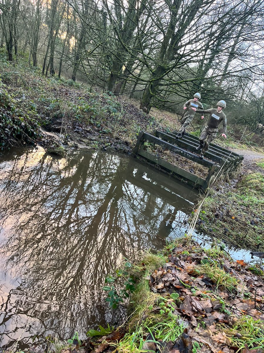 Day 1️⃣2️⃣ Into to steeplechase 💪 One benefit of the recent weather is the water obstacles are nice and full 👀 One more day till test week starts