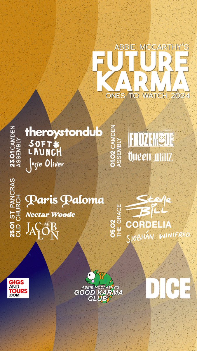 ✨ 🅕🅤🅣🅤🅣🅔 🅚🅐🅡🅜🅐⁣ 🎉
⁣
So excited to announce this series of shows across London for Jan &amp; Feb, featuring my Tips for 2024 😈⁣
⁣
Tickets on sale now ⬆️⁣

tix.to/AMFK