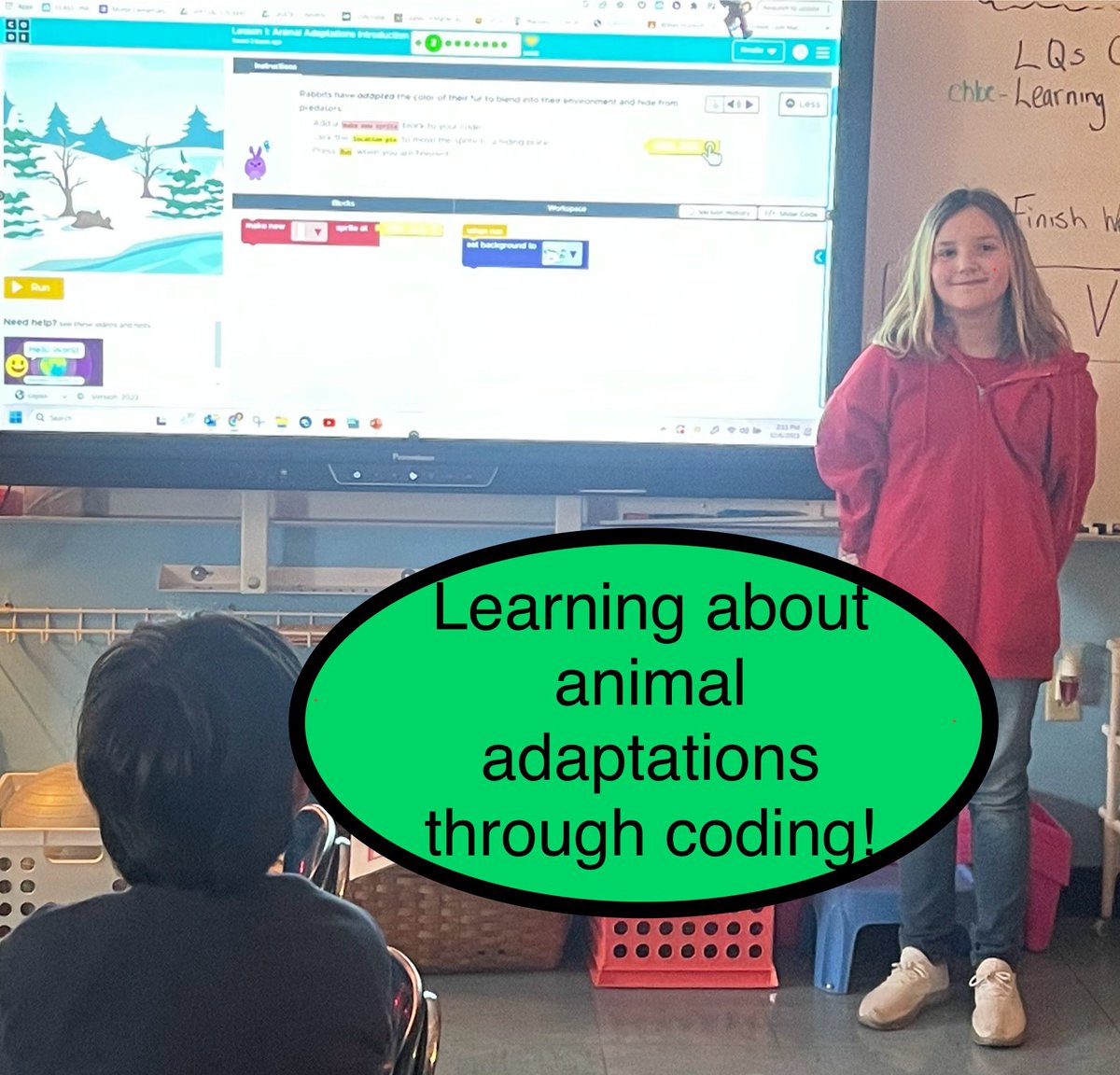 Rosgone4thgrade's tweet image. Room 302 Updates!! 💻 Last week was The Hour of Code! We participated and learned all about animal adaptations through coding! Not only did the students learn a lot, they had so much fun! Code.org #KOProud #sciencerocks #codeorg #TheHourOfCode
