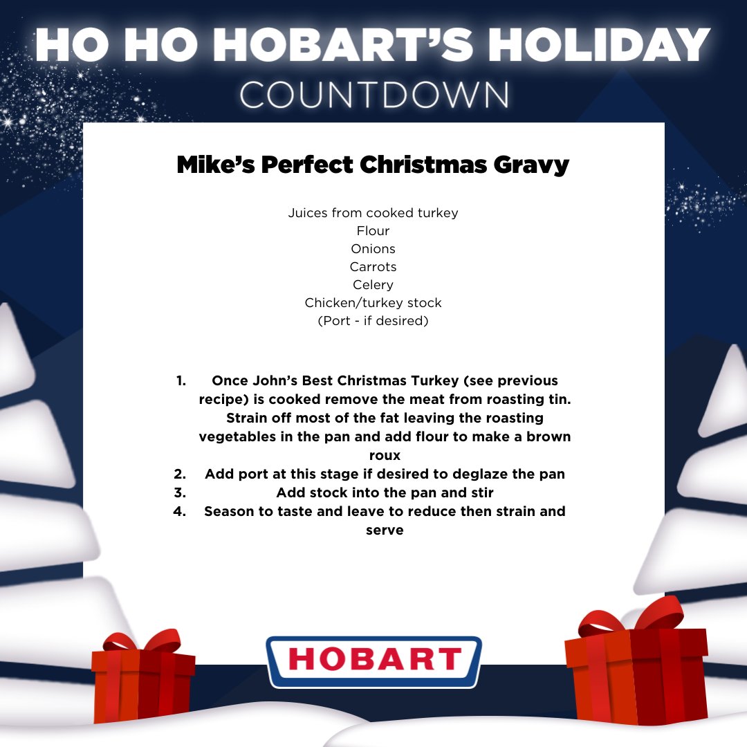 Did you know that nearly three-quarters of Brits (73%) say they are die hard gravy fans and at Christmas, getting it right couldn't be more important. That's why we’re leaving it up to the experts in our chef brigade. Here, Chef Mike share his recipe for how to get it just right.