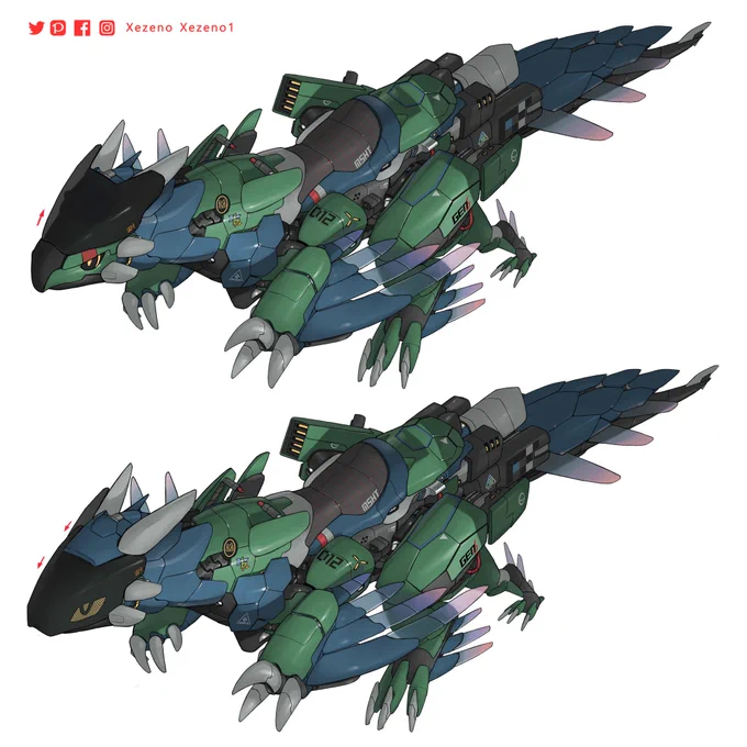 New Mount x Mecha artstyle #MHWilds 