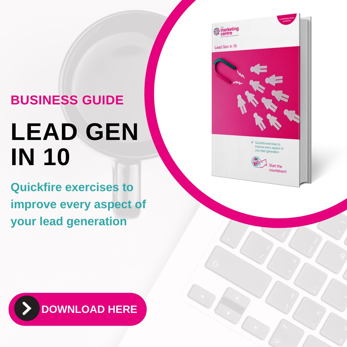 Looking for ways to grow your business faster and without the need to generate more new leads? Download <a href="/MarketingCentr/">The Marketing Centre</a>'s #LeadGenin10 guide, it will help you identify where in your funnel leads are stalling, why and how best to remedied the situation.
bit.ly/466AQF7