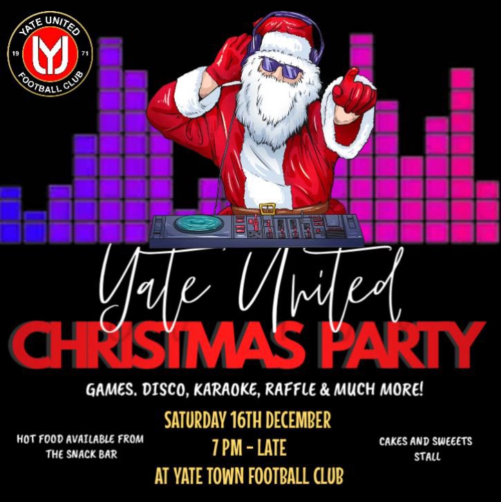 YateUnitedFC's tweet photo. …but thanks go to @CFFCTweets, @brsjfc and @longwelljuniors for getting some #football on.

#Admin also apologises for missing our #girls fixture on Friday - they
narrowly lost at Longwell. Sorry #YUGS…

Next up - Christmas Party on Saturday! https://t.co/vOpjwQBb2T