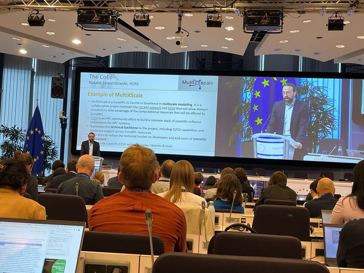 kehoste's tweet photo. MultiXscale is being called out at the #EuroHPCUserDay as an example that fits well in the strategy of the @EuroHPC_JU, incl. the @EESSI_hpc
project, which provides the technical backbone.
Very happy to be actively involved!
https://t.co/yqxXu0Biw2 https://t.co/TWkW5PzmOy https://t.co/Sqa5heSpuB