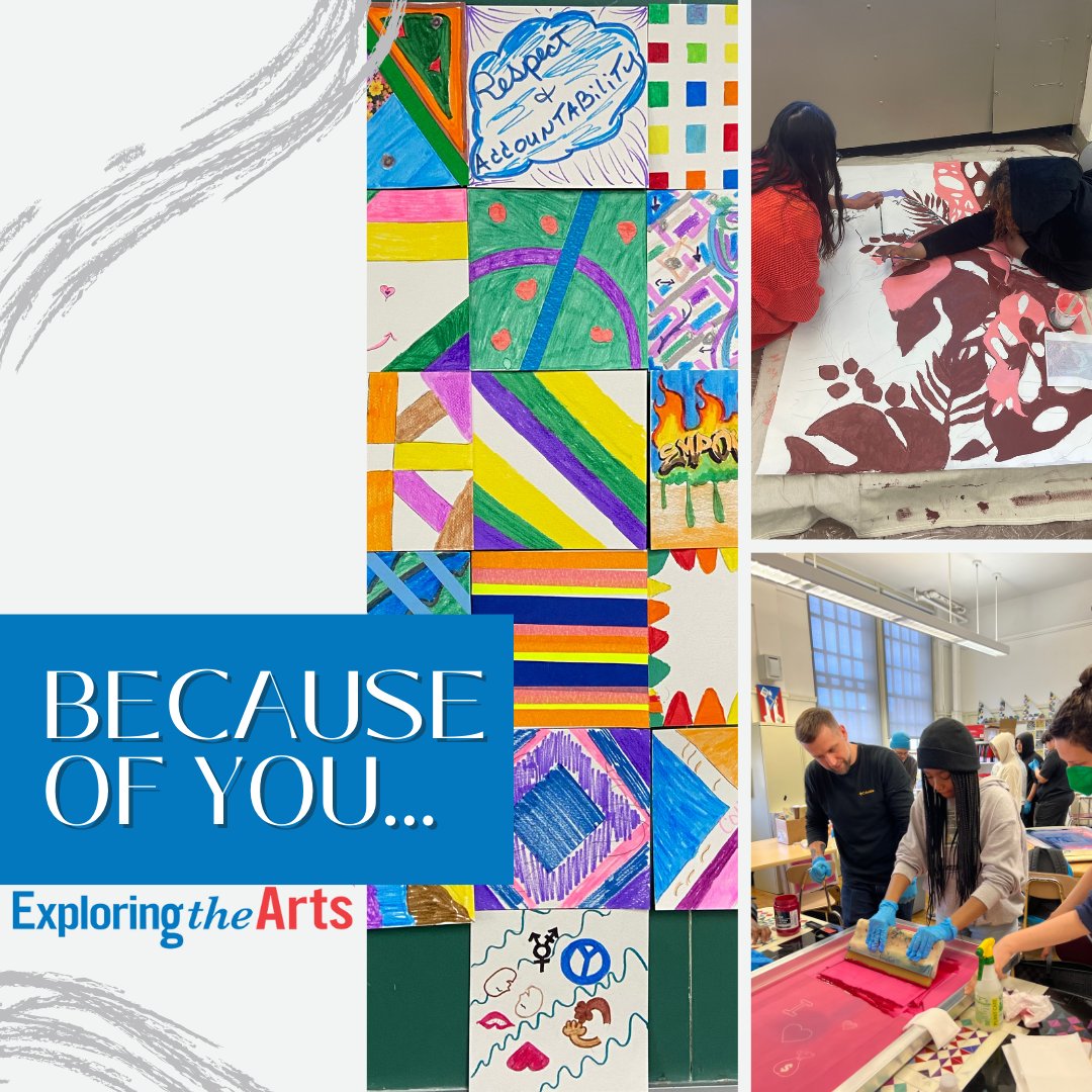 Because of you… ETA’s Lang Arts Scholars program (launched in 2019) has provided 60 students to date with fully-funded arts training and career preparation, empowering them to grow into the next generation of artists and become lifelong arts enthusiasts.