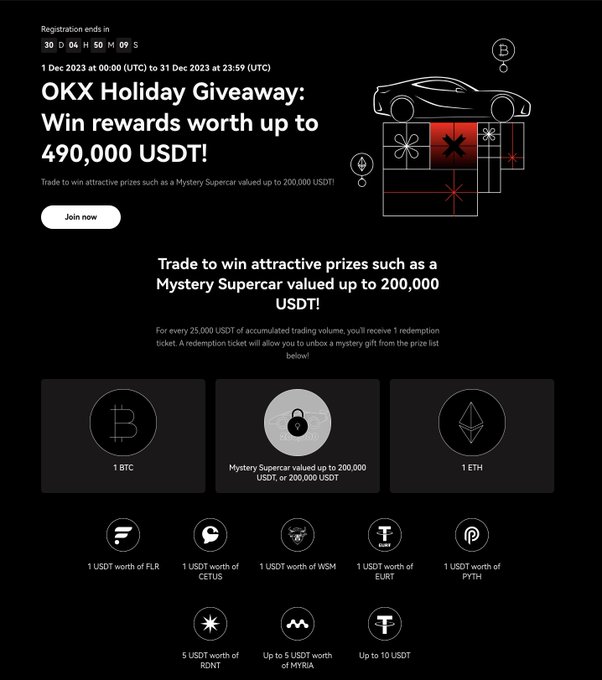 Since @OKX is giving out $700K for the holidays it definitely looks like trading more this holiday season<a class="tags" target="_blank" title="On Twitter" href="/?out=eyJ0eXAiOiJKV1QiLCJhbGciOiJIUzUxMiJ9.eyJpYXQiOjE3MjA2OTY4MjAsImlzcyI6InR3cG9ybnN0YXJzLmNvbSIsIm5iZiI6MTcyMDY5NjgyMCwiZXhwIjoxNzUyMjMyODIwLCJyZWRpcmVjdF91cmwiOiJodHRwczovL3R3aXR0ZXIuY29tL09LWCJ9.RR5Aqp2PPsFZVNvaZ3yc5fpkDHqd4Pl0ct_-c9qGtRDgx1KLzxYBg5jasTLbCdAIsDMHfCF0jAFdrQip0k5oDw">@OKX</a><a href="/tag/100xfind"class="tags"><span>#100xfind</span></a><a href="/tag/majorgains"class="tags"><span>#majorgains</span></a><a href="/tag/investmentgoldmine"class="tags"><span>#investmentgoldmine</span></a>