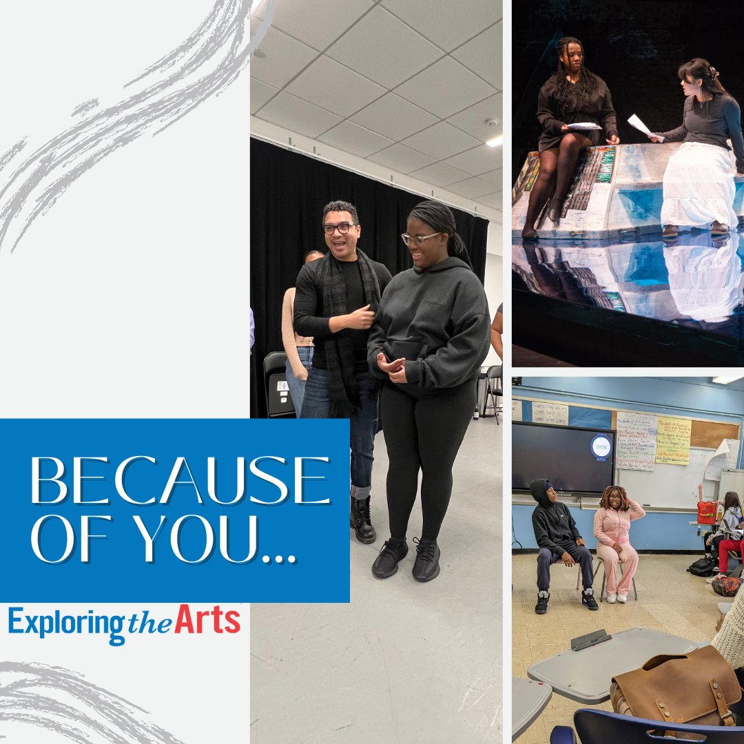 Because of you…Students have honed their skills in engaging workshops!