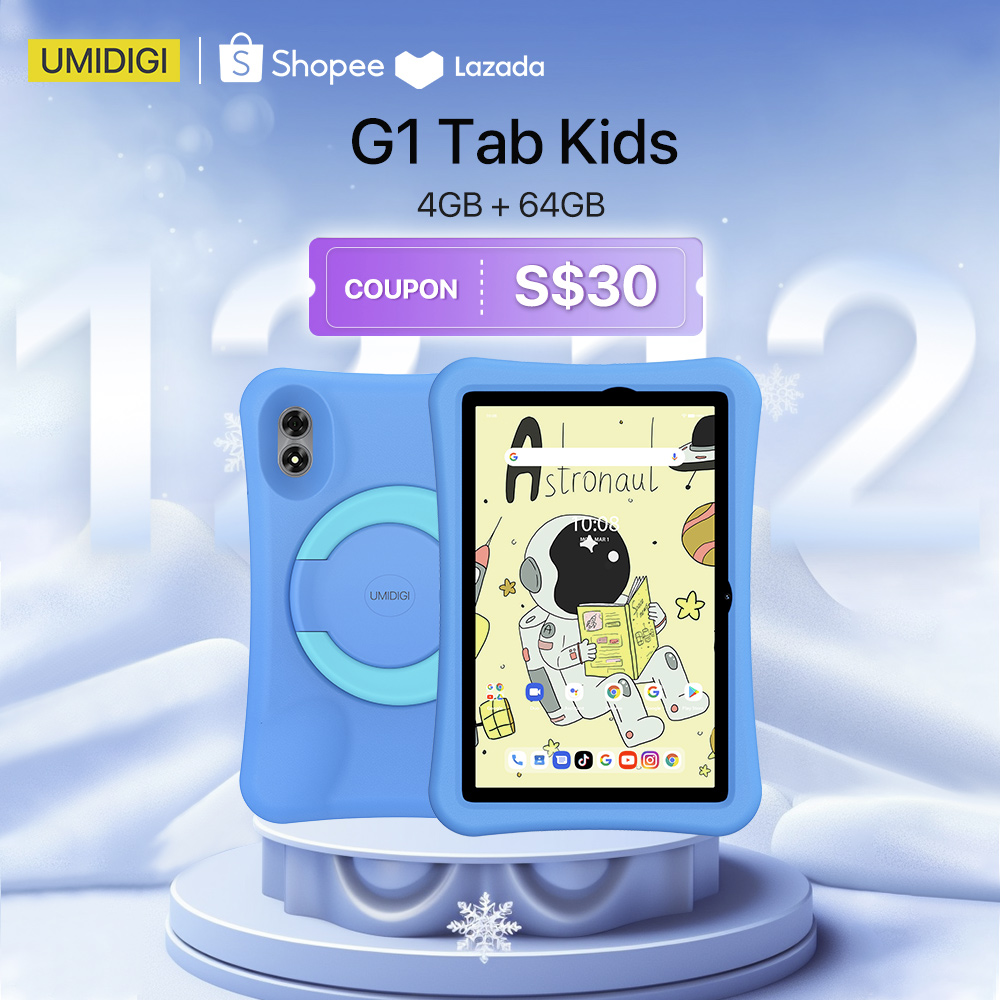 UMIDIGI on X: Learning Meets Joy! 📚🎉 #G1Tab and #G1TabKids are now up  for grabs on Shopee Singapore and Lazada Singapore. Seize up to S$30 in  coupons. (Shopee) 🛒  (Lazada)🛒  /