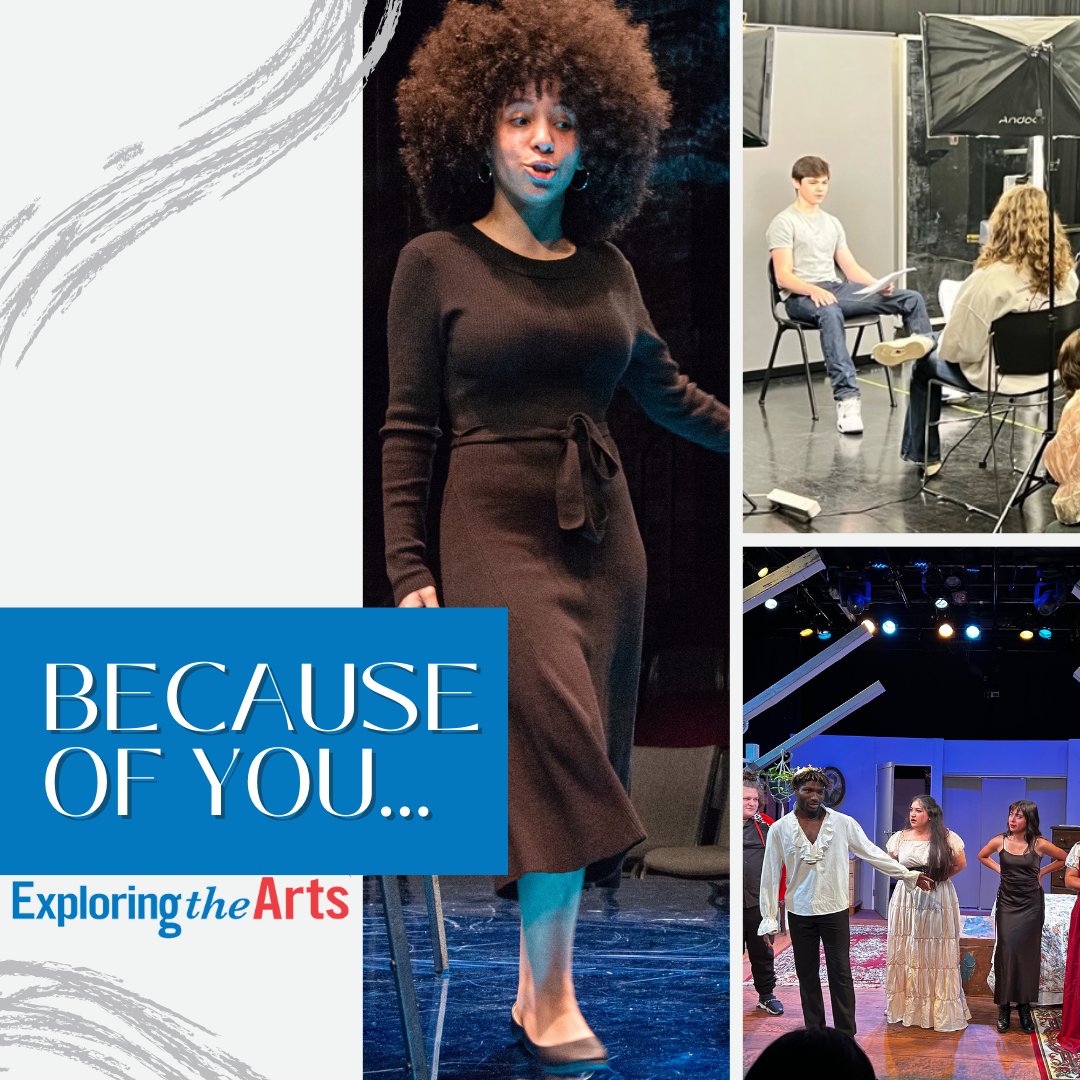 Because of you… 30,000+ students have access to arts programs every year!