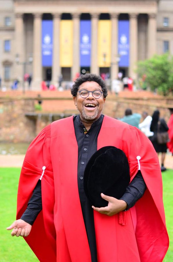 #PictureOfTheDay : Another major achievement. Well done son of the soil. Dr @SiphoMalunga (LLD). Walk tall. Congratulations, Chief! 📚🎓